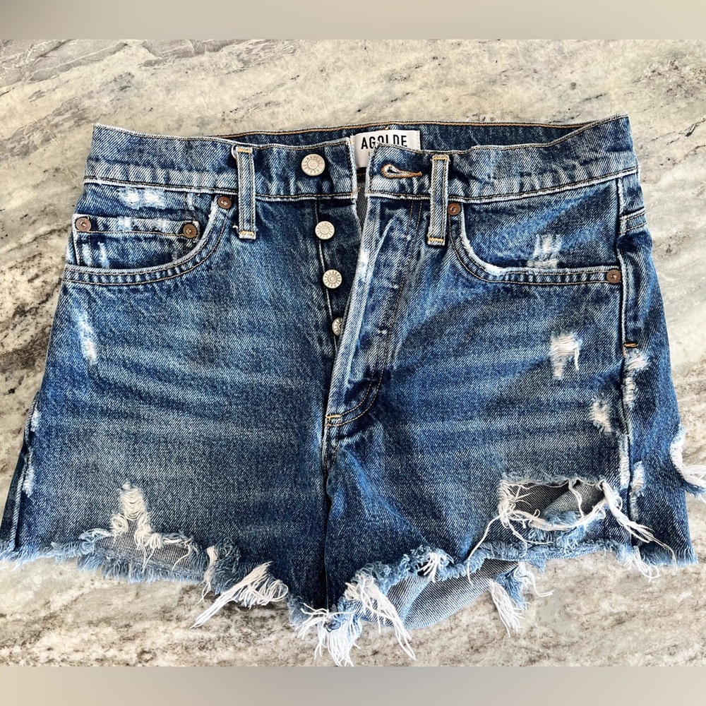 Agolde Parker Vintage Cut Off Shorts